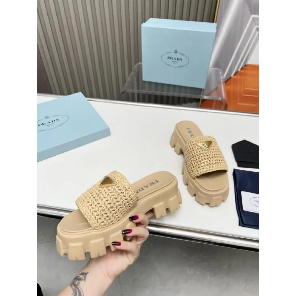 2026 カジュアルスタイルを軽快に PRADA プラダ レディーススリッパ 商品画像 7