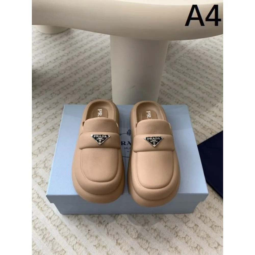 2026 上品ですっきり、好感度抜群 PRADA プラダ レディーススリッパ 商品画像 4