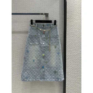 2026 デニムスカート LOUIS VUITTON ルイヴィトン 大特価新作限定 商品画像 1