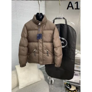 2024FW PRADA プラダ 新作限定版プリント メンズ用 ダウンジャケット 商品画像 1