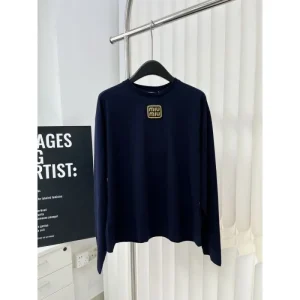 2026 長袖Tシャツ MIU MIU ミュウミュウ 女性らしい!人気 商品画像 1