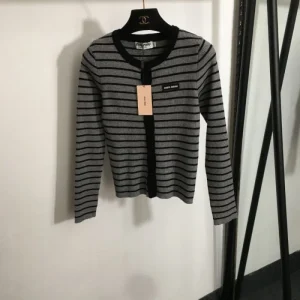 MIU MIU ミュウミュウ 長袖ニット 2024FW 人気セール100%新品 商品画像 1