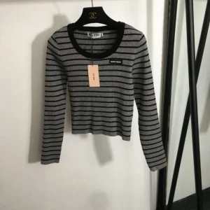 MIU MIU ミュウミュウ プルオーバーニット 2024FW 秋冬入荷絶対欲しい 商品画像 1