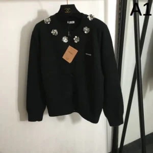 MIU MIU ミュウミュウ ニットカーディガン 2024FW 大満足の秋季新作 商品画像 1