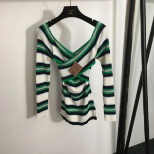 MIU MIU ミュウミュウ 長袖ニット 2024FW 秋季最新アイテム 商品画像 1