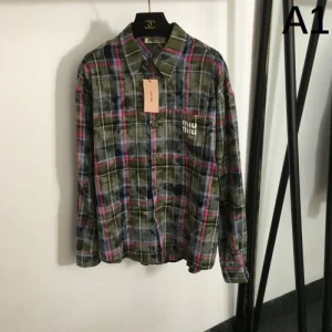 MIU MIU ミュウミュウ 長袖シャツ 2024FW 最新でおしゃれな 商品画像 1