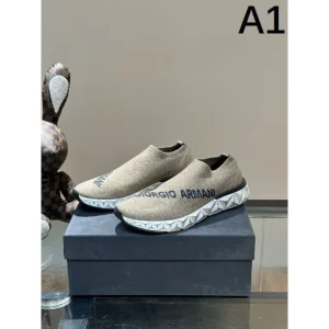ARMANI アルマーニ 春夏のコレクションで新作 2026 メンズ用 スニーカー 商品画像 1