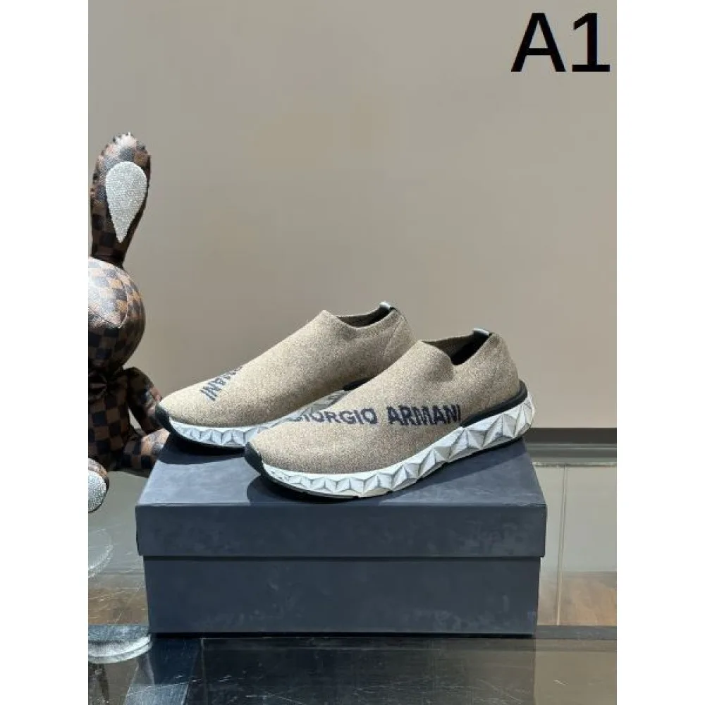 ARMANI アルマーニ 春夏のコレクションで新作 2026 メンズ用 スニーカー 商品画像 1