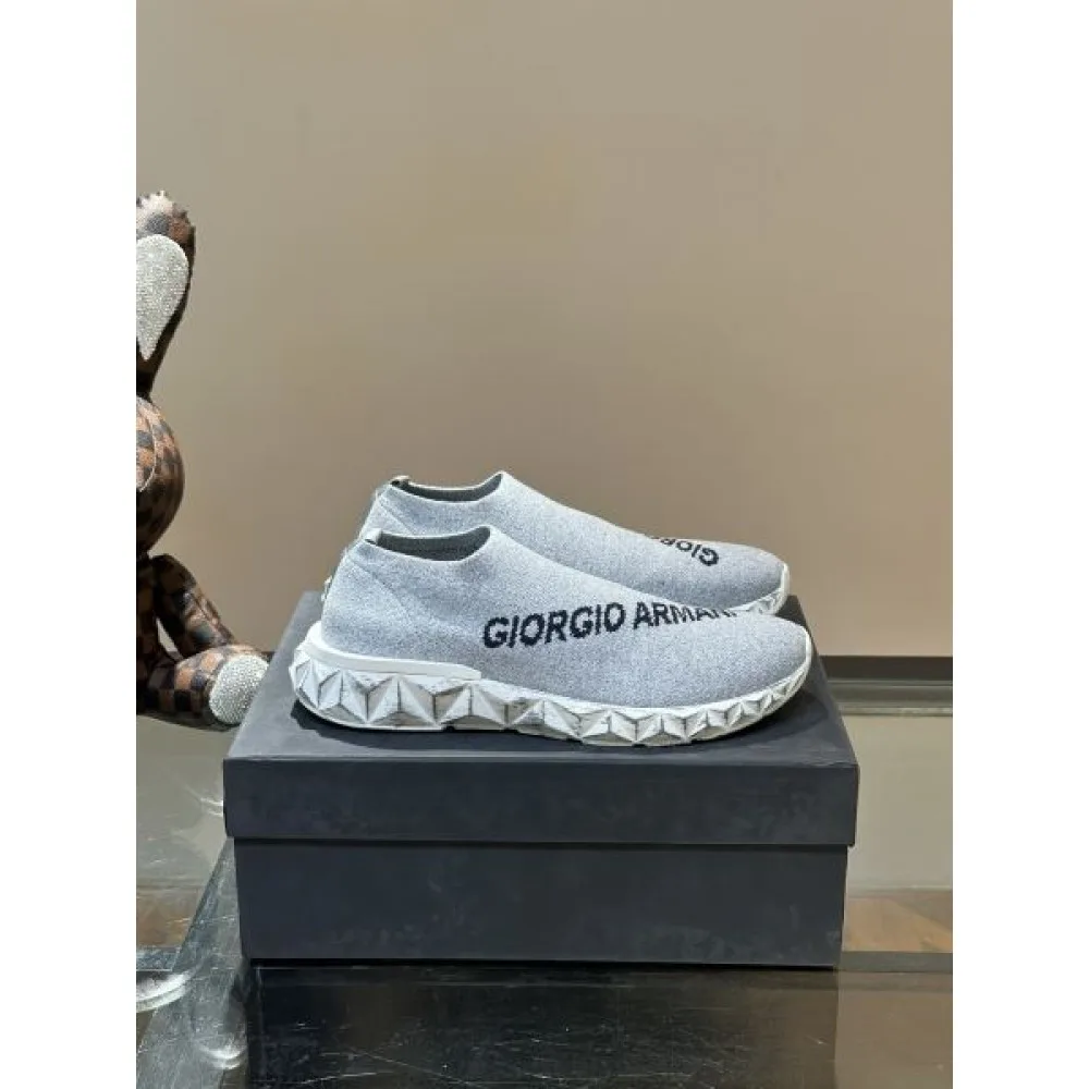 ARMANI アルマーニ 春夏のコレクションで新作 2026 メンズ用 スニーカー 商品画像 4