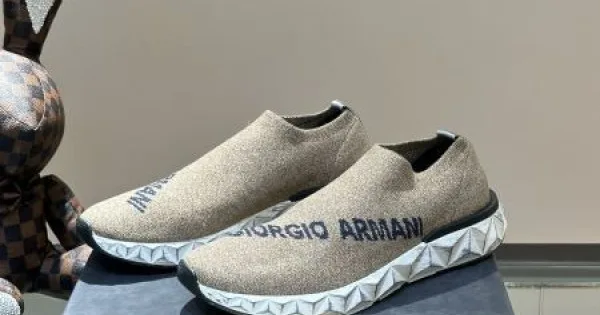 ARMANI アルマーニ 春夏のコレクションで新作 2026 メンズ用 スニーカー 商品画像 11
