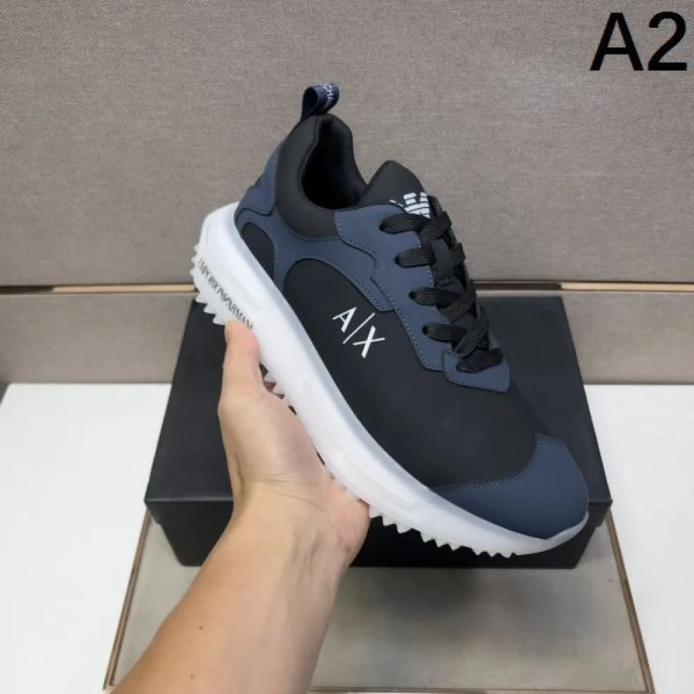 2024FW メンズ用 スニーカー ARMANI アルマーニ クリスマスプレゼントにも 商品画像 2
