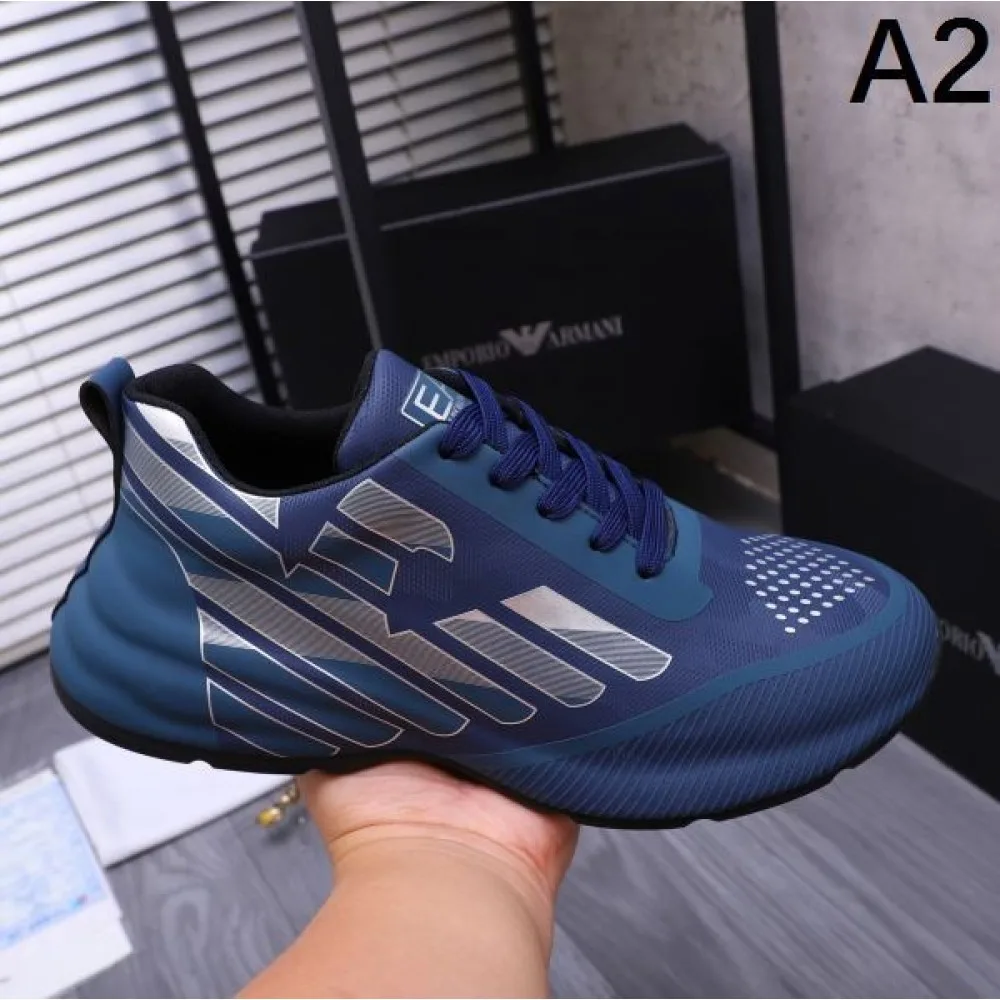 2024FW メンズ用 スニーカー ARMANI アルマーニ 定番人気薄手柔らか 商品画像 2