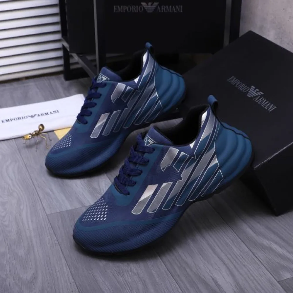 2024FW メンズ用 スニーカー ARMANI アルマーニ 定番人気薄手柔らか 商品画像 3