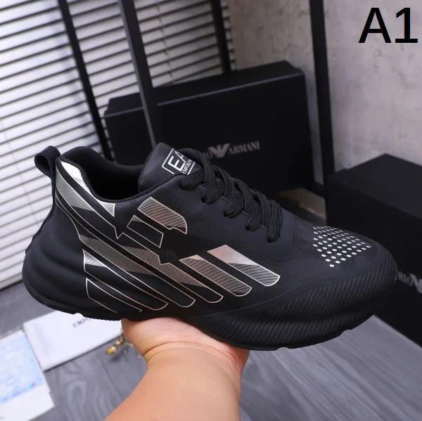 2024FW メンズ用 スニーカー ARMANI アルマーニ 定番人気薄手柔らか 商品画像 10