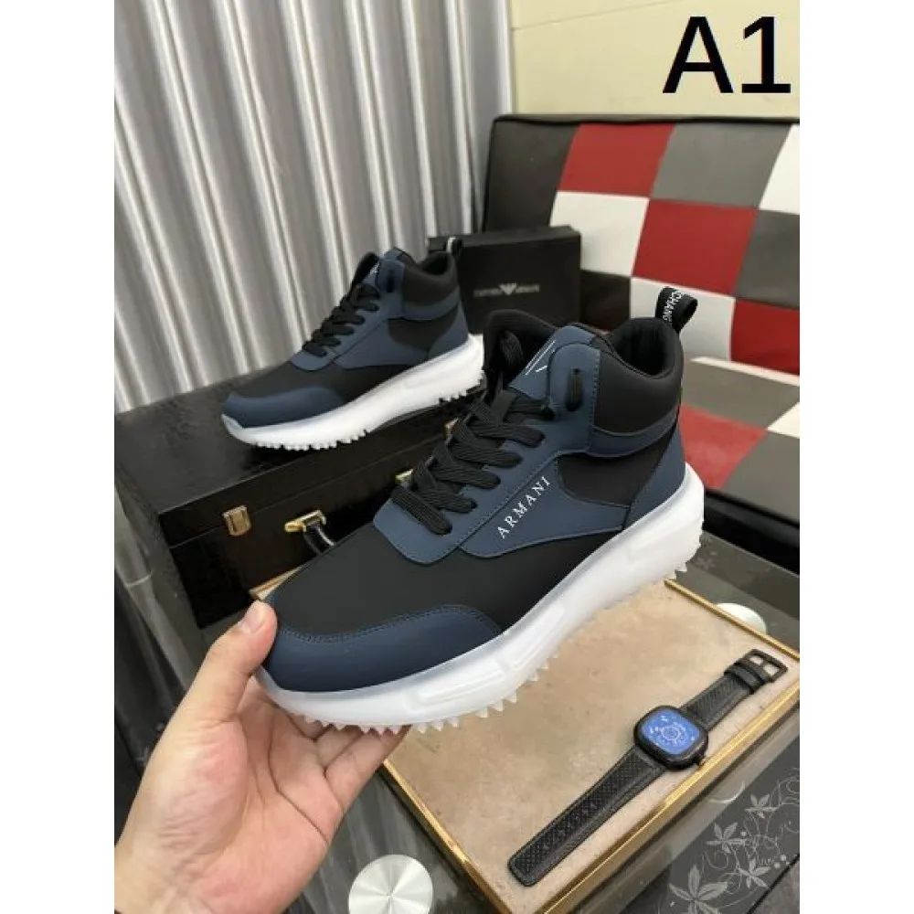 2024FW メンズ用 スニーカー ARMANI アルマーニ カジュアル反転魅力 商品画像 1