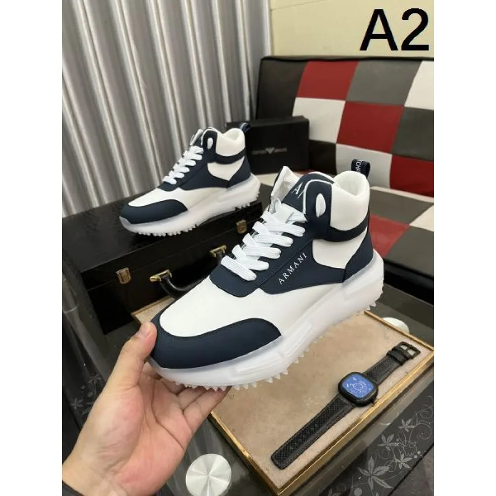 2024FW メンズ用 スニーカー ARMANI アルマーニ カジュアル反転魅力 商品画像 2