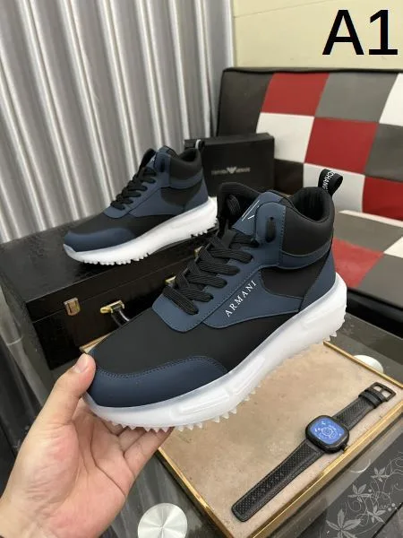 2024FW メンズ用 スニーカー ARMANI アルマーニ カジュアル反転魅力 商品画像 10