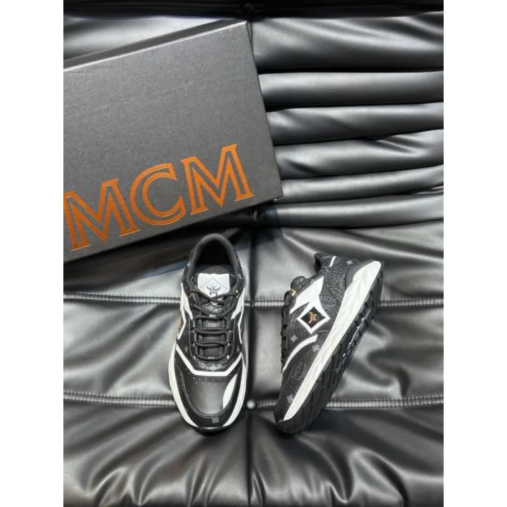 MCM エムシーエム キレイ色チェック春夏 2026 メンズ用 スニーカー 商品画像 6