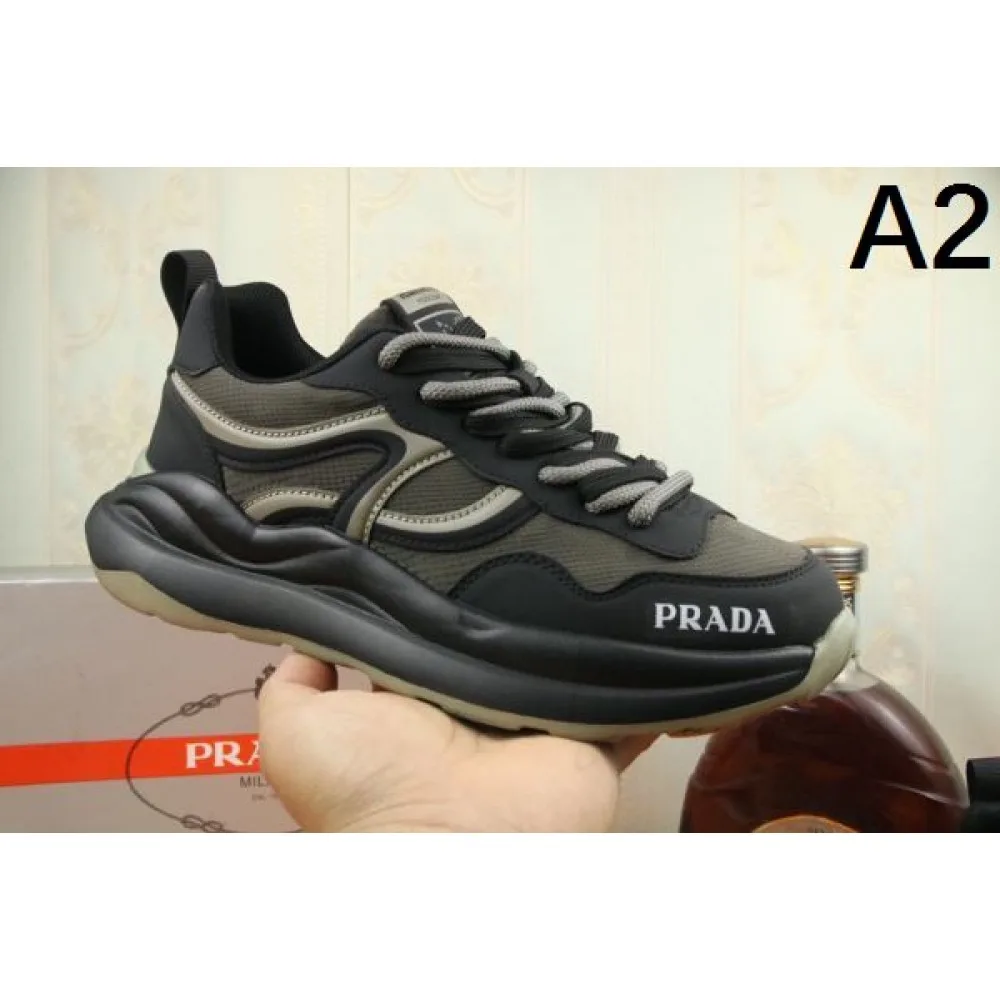 PRADA プラダ 上品ですっきり、好感度抜群 2026 メンズ用 スニーカー 商品画像 2