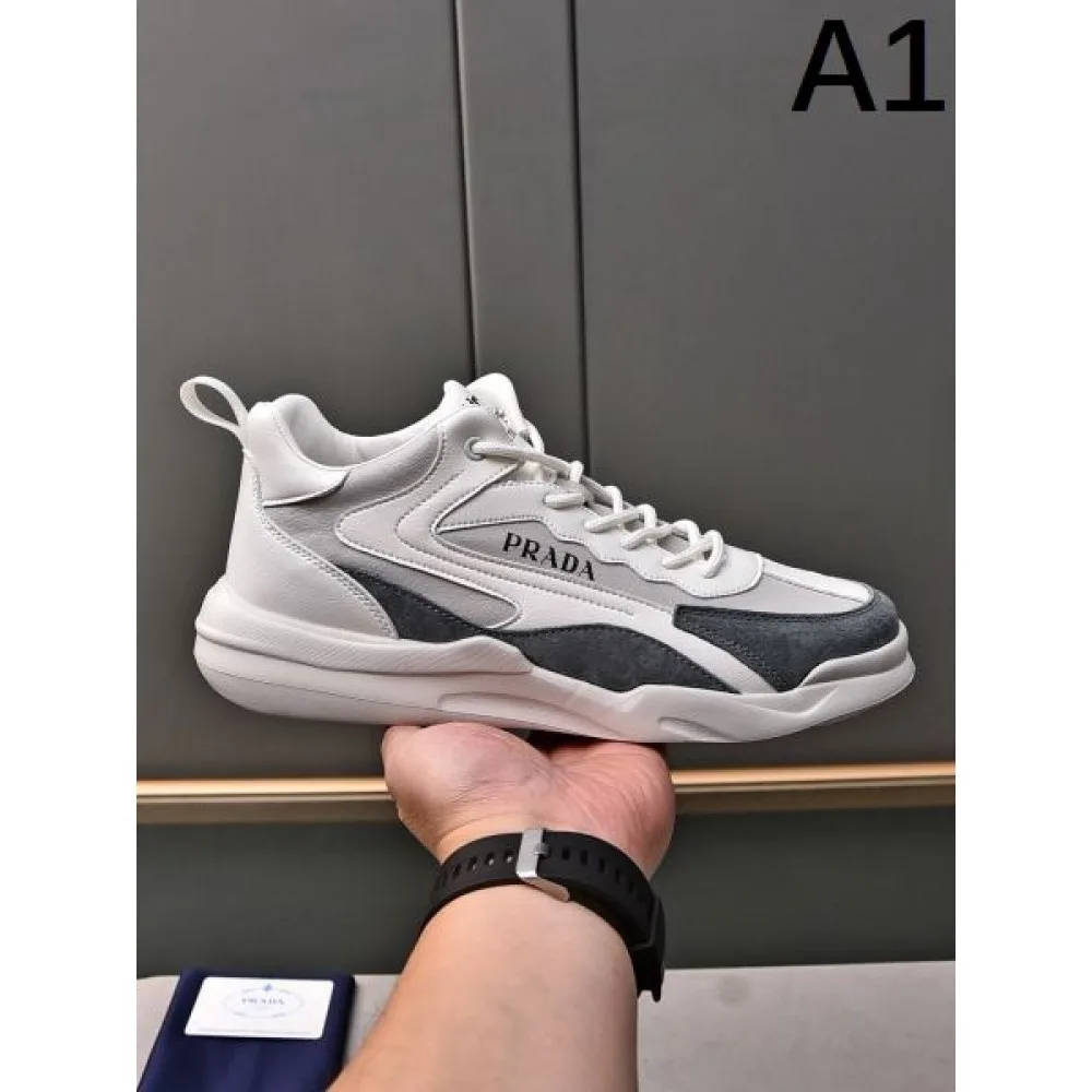 PRADA プラダ 品の良い優秀さコレクション 2026 メンズ用 スニーカー 商品画像 1