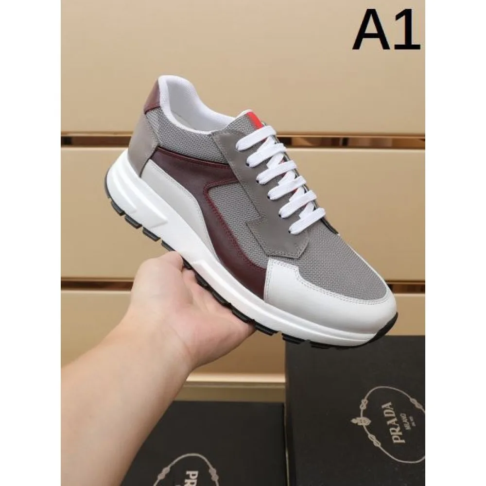 PRADA プラダ 春夏シーズン継続トレンド新着 2026 メンズ用 スニーカー 商品画像 1