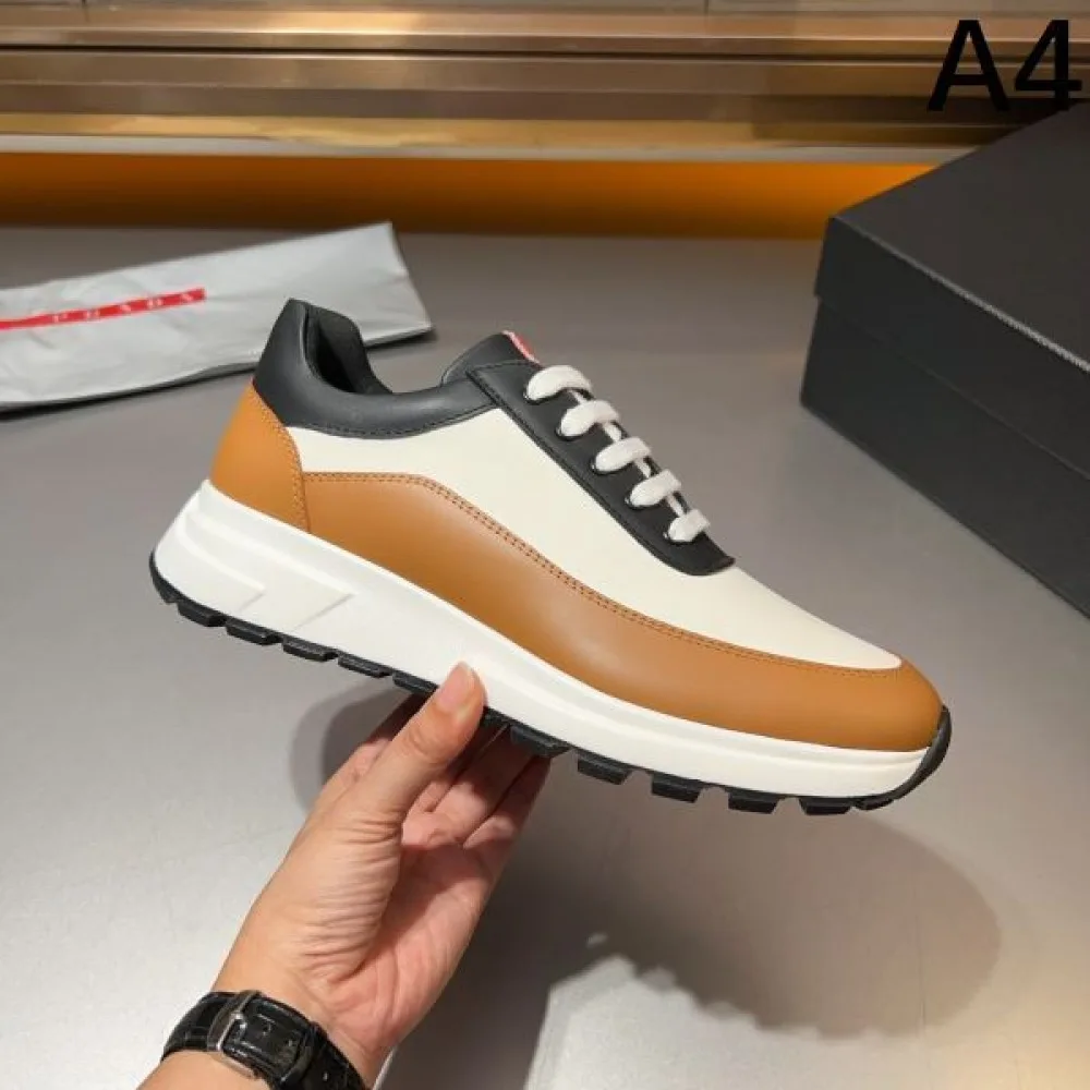 2024FW メンズ用 スニーカー PRADA プラダ おしゃれに着こなせる 商品画像 4