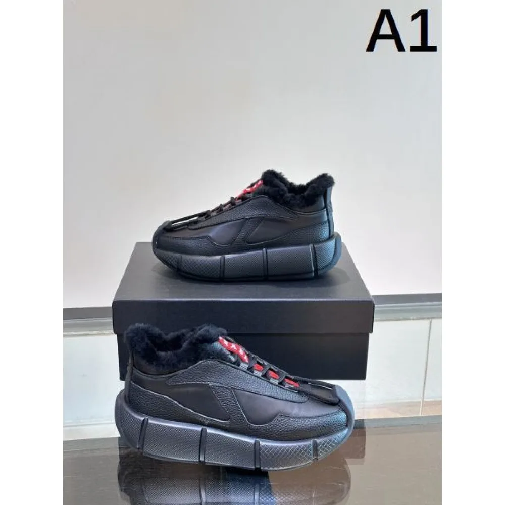 2024FW メンズ用 スニーカー PRADA プラダ 冬季新作に狙うファン殺到 商品画像 1