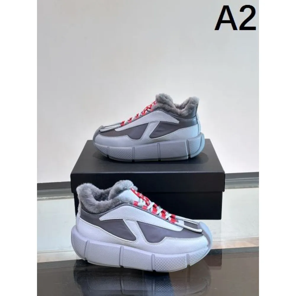 2024FW メンズ用 スニーカー PRADA プラダ 冬季新作に狙うファン殺到 商品画像 2