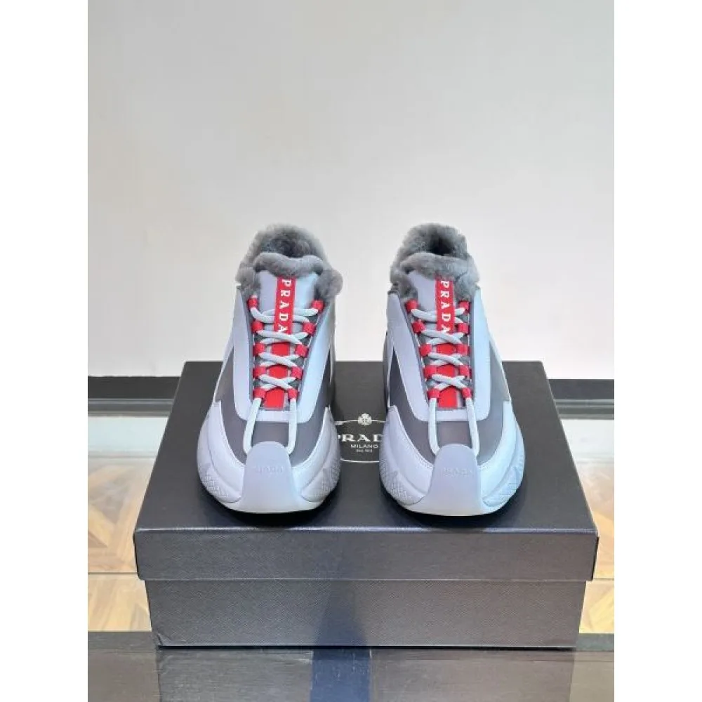 2024FW メンズ用 スニーカー PRADA プラダ 冬季新作に狙うファン殺到 商品画像 4