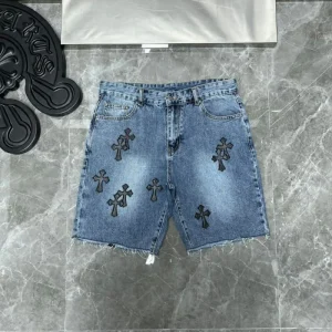 2026 キレイ色チェック春夏 CHROME HEARTS クロムハーツ デニムパンツ 商品画像 1