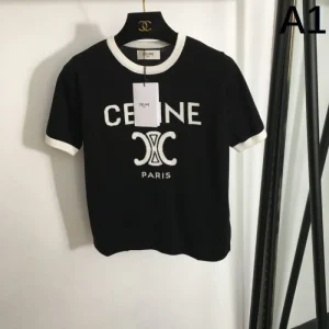 2026 半袖Tシャツ CELINE セリーヌ お洒落さんの愛用率が高い 商品画像 1