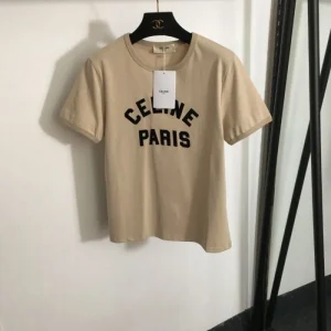 2026 半袖Tシャツ CELINE セリーヌ レトロ感のあるデザイン 商品画像 1