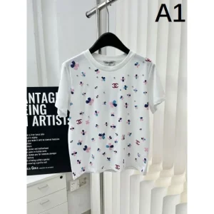 2026 半袖Tシャツ CHANEL シャネル 夏のおでかけにもぴったり 商品画像 1