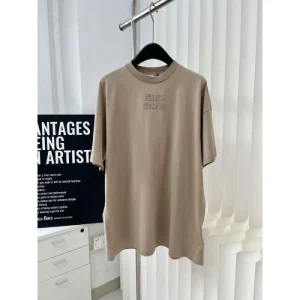 2026 半袖Tシャツ MIU MIU ミュウミュウ 新価格で登場! 商品画像 1