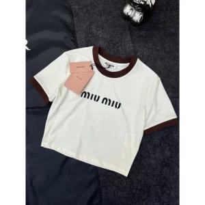 2026 半袖Tシャツ MIU MIU ミュウミュウ 必見素敵お上品 商品画像 1