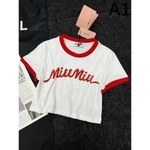 2026 半袖Tシャツ MIU MIU ミュウミュウ 激安最強セール 商品画像 1