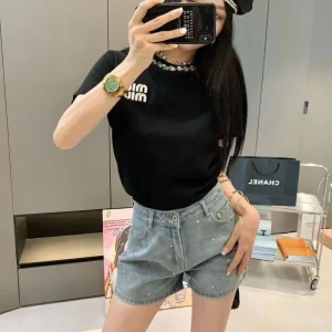 2026 半袖Tシャツ MIU MIU ミュウミュウ SALEお得にGET 商品画像 1