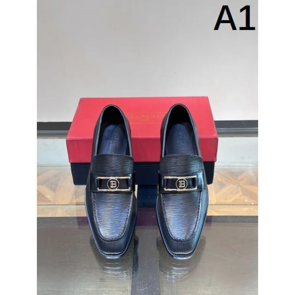 2024FW メンズ用 ビジネスシューズ BALMAIN バルマン 贈るべきのプレゼント 商品画像 1