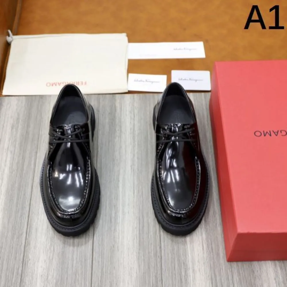FERRAGAMO サルヴァトーレ フェラガモ 新作大人気 2026 メンズ用 ビジネスシューズ 商品画像 1