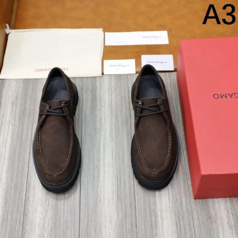 FERRAGAMO サルヴァトーレ フェラガモ 旬デザイン 2026 メンズ用 ビジネスシューズ 商品画像 3