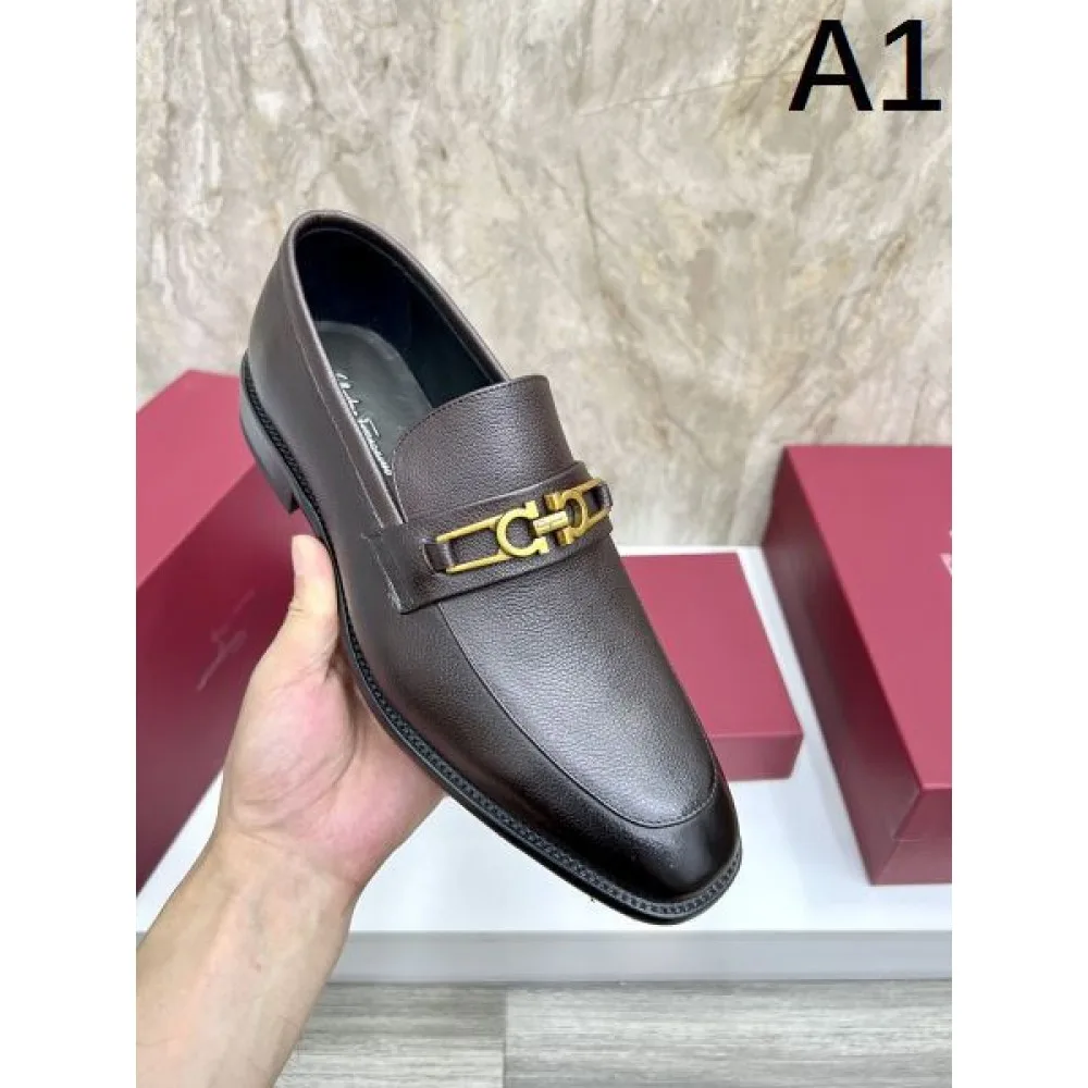 FERRAGAMO サルヴァトーレ フェラガモ 海外大人気 2026 メンズ用 ビジネスシューズ 商品画像 1