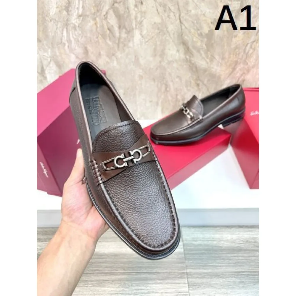 FERRAGAMO サルヴァトーレ フェラガモ 最新作入荷 2026 メンズ用 ビジネスシューズ 商品画像 1