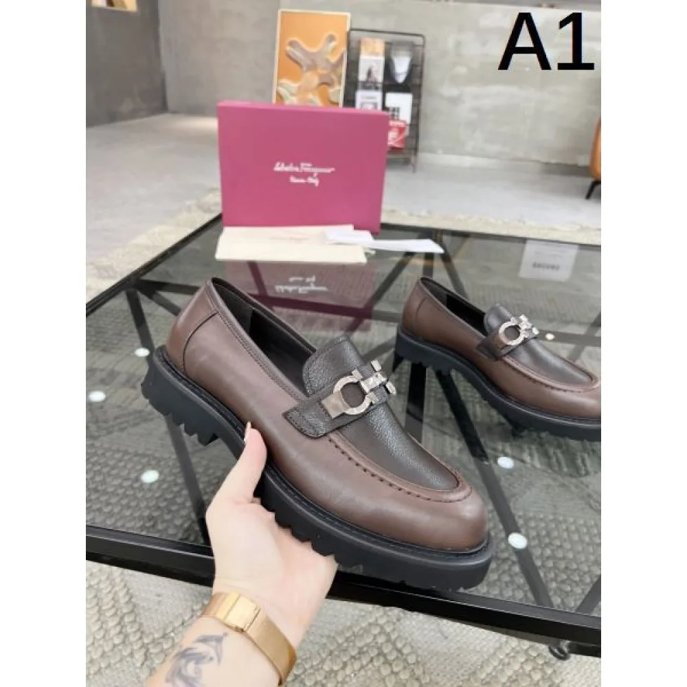 2024FW メンズ用 ビジネスシューズ FERRAGAMO サルヴァトーレ フェラガモ VIPセール 商品画像 1