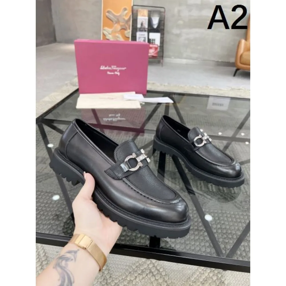2024FW メンズ用 ビジネスシューズ FERRAGAMO サルヴァトーレ フェラガモ VIPセール 商品画像 2