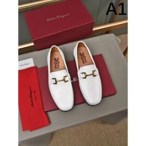 2024FW メンズ用 ビジネスシューズ FERRAGAMO サルヴァトーレ フェラガモ ロゴが素敵 商品画像 1