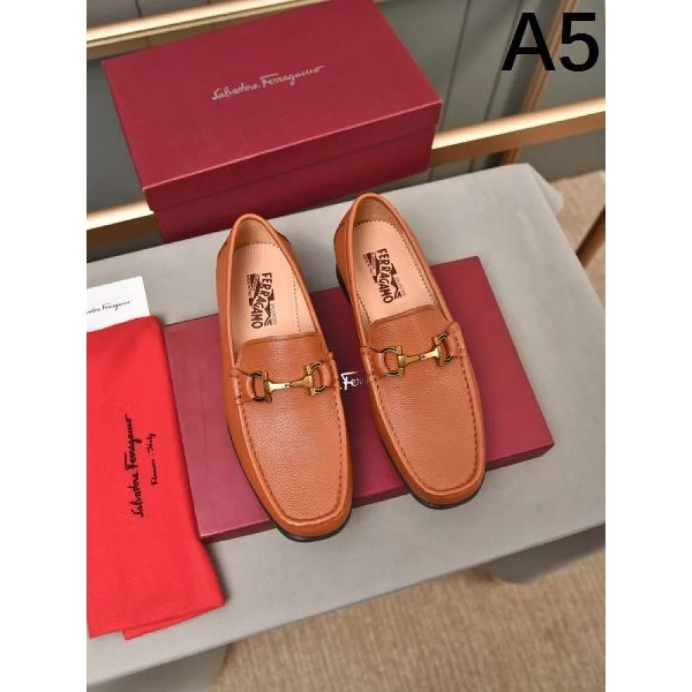 2024FW メンズ用 ビジネスシューズ FERRAGAMO サルヴァトーレ フェラガモ ロゴが素敵 商品画像 5
