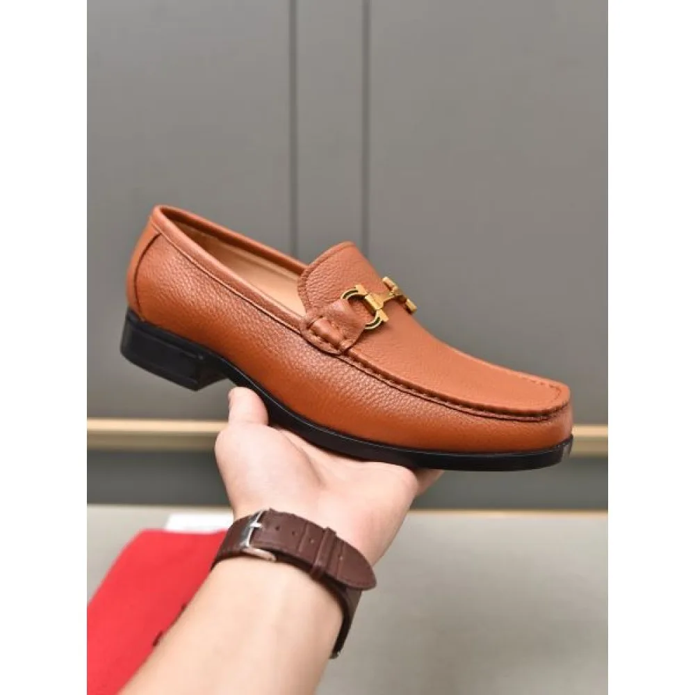 2024FW メンズ用 ビジネスシューズ FERRAGAMO サルヴァトーレ フェラガモ ロゴが素敵 商品画像 6