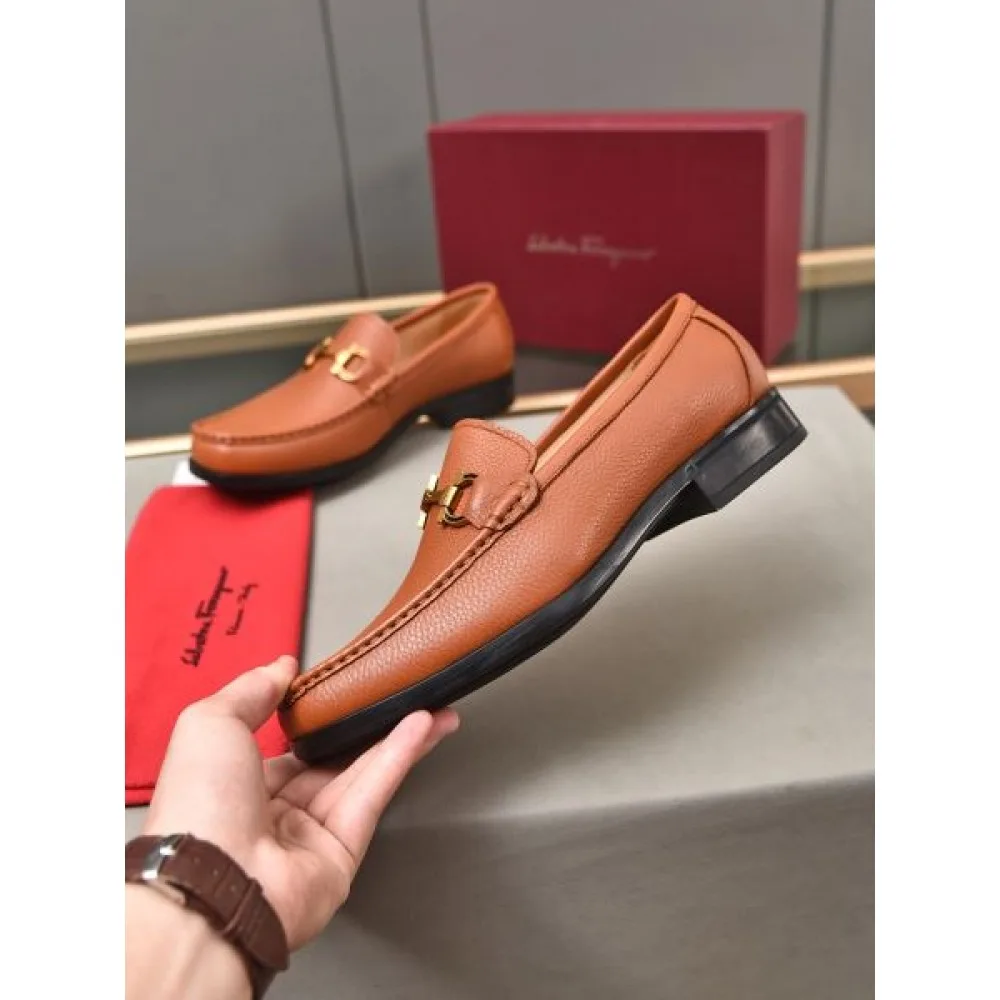 2024FW メンズ用 ビジネスシューズ FERRAGAMO サルヴァトーレ フェラガモ ロゴが素敵 商品画像 7