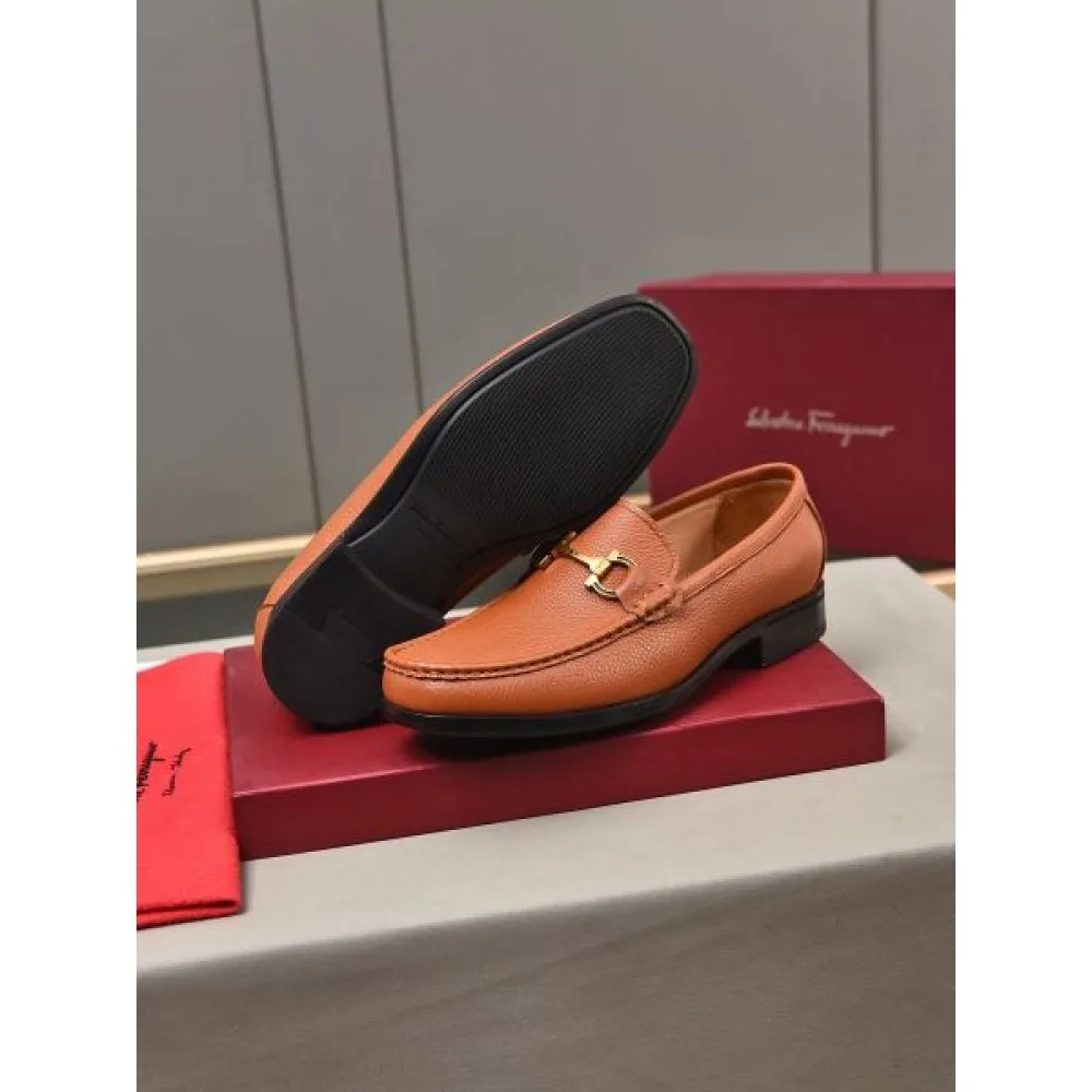 2024FW メンズ用 ビジネスシューズ FERRAGAMO サルヴァトーレ フェラガモ ロゴが素敵 商品画像 10