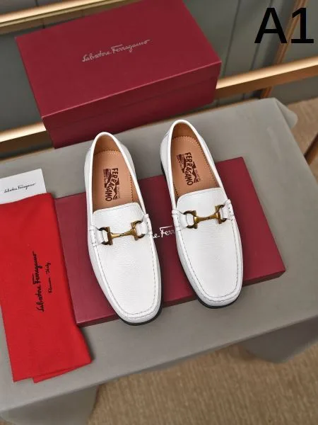 2024FW メンズ用 ビジネスシューズ FERRAGAMO サルヴァトーレ フェラガモ ロゴが素敵 商品画像 11